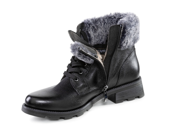 Stiefel & Stiefeletten - ELENA EDEN, gefütterte Damen-Stiefeletten, Winterschuhe, Weite G, mit herausnehmbarem Fußbett, in Größe 3 1/2 bis 8, in Farbe BRAUN Ansicht 7