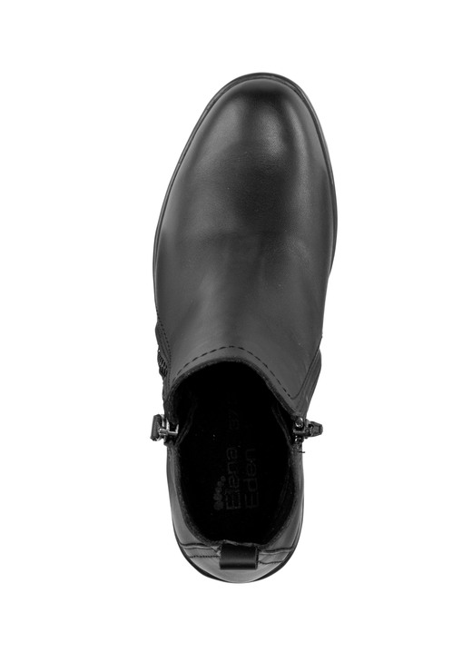 Stiefel & Stiefeletten - ELENA EDEN, klassische Damen-Stiefeletten, Winterschuhe, Weite G, mit herausnehmbarem Fußbett Ansicht 2 Stiefel & Stiefeletten - ELENA EDEN, klassische Damen-Stiefeletten, Winterschuhe, Weite G, mit herausnehmbarem Fußbett, in Größe 036 bis 042, in Farbe SCHWARZ Ansicht 2