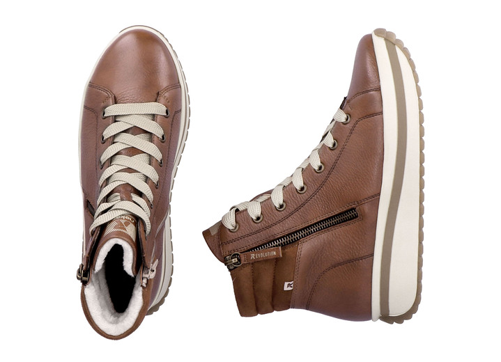Stiefel & Stiefeletten - Rieker, trendige Damen-Boots, Winterschuhe, mit herausnehmbarem Fußbett, in Größe 036 bis 043, in Farbe BRAUN Ansicht 8