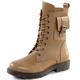 Stiefel & Stiefeletten - Andrea Conti Stiefelette mit modischen, aufgesetzten Täschchen – Farbe COGNAC – Ansicht 1 Stiefel & Stiefeletten - Andrea Conti Stiefelette mit modischen, aufgesetzten Täschchen, in Größe 036 bis 042, in Farbe SCHWARZ – Farbe COGNAC – Ansicht 1