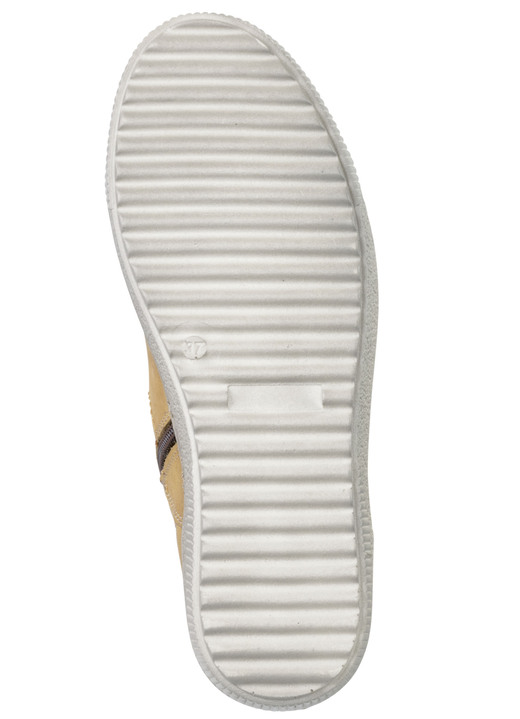 Stiefel & Stiefeletten - ELENA EDEN Schnür-Bootie aus Nubukleder, mit Leder-Applikation Ansicht 5 Stiefel & Stiefeletten - ELENA EDEN Schnür-Bootie aus Nubukleder, mit Leder-Applikation, in Größe 036 bis 042, in Farbe CURRY Ansicht 5