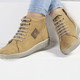 Stiefel & Stiefeletten - ELENA EDEN Schnür-Bootie aus Nubukleder, mit Leder-Applikation – Farbe CURRY – Ansicht 2 Stiefel & Stiefeletten - ELENA EDEN Schnür-Bootie aus Nubukleder, mit Leder-Applikation, in Größe 036 bis 042, in Farbe JEANS – Farbe CURRY – Ansicht 2