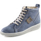 Stiefel & Stiefeletten - ELENA EDEN Schnür-Bootie aus Nubukleder, mit Leder-Applikation – Farbe JEANS – Ansicht 1 Stiefel & Stiefeletten - ELENA EDEN Schnür-Bootie aus Nubukleder, mit Leder-Applikation, in Größe 036 bis 042, in Farbe JEANS – Farbe JEANS – Ansicht 1