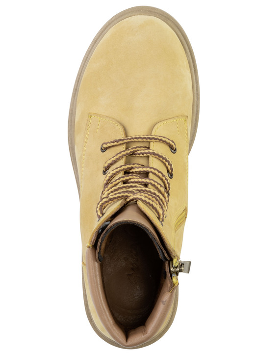 Stiefel & Stiefeletten - Andrea Conti Schnür-Stiefelette aus bestem Nubukleder, in Größe 036 bis 042, in Farbe MAISGELB Ansicht 2