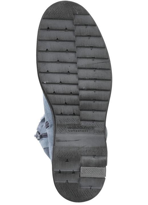 Stiefel & Stiefeletten - Waldläufer Schnür-Stiefelette mit kuscheligem Kragen aus Lammfell, in Größe 3 1/2 bis 8, in Farbe JEANSBLAU Ansicht 4