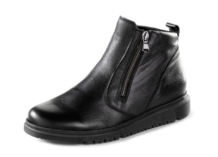 Stiefel & Stiefeletten - Waldläufer, bequeme Damen-Stiefeletten, Winterschuhe, Weite H, mit herausnehmbarem Fußbett, in Größe 4 1/2 bis 9, in Farbe SCHWARZ Ansicht 1