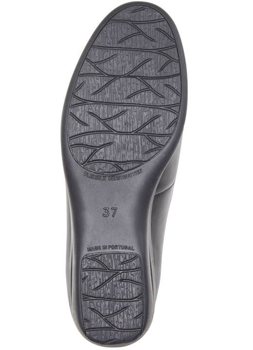 - ELENA EDEN Slipper mit Ziersteppung, in Größe 036 bis 042, in Farbe SCHWARZ Ansicht 3