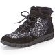 Stiefel & Stiefeletten - ELENA EDEN Schnür-Bootie aus Veloursleder – Farbe SCHWARZ – Ansicht 1 Stiefel & Stiefeletten - ELENA EDEN Schnür-Bootie aus Veloursleder, in Größe 036 bis 042, in Farbe TAUPE – Farbe SCHWARZ – Ansicht 1