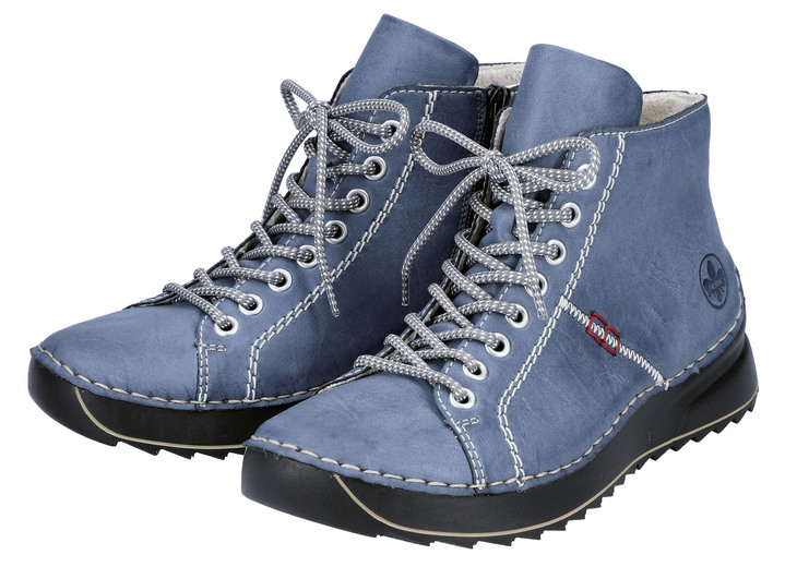 Stiefel & Stiefeletten - Rieker, sportive Damen-Boots, Winterschuhe, mit Reißverschluss, in Größe 036 bis 042, in Farbe JEANSBLAU Ansicht 8