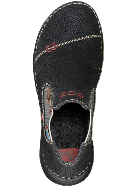 - Rieker Bootie in Narben-Optik, in Größe 036 bis 042, in Farbe SCHWARZ-BUNT Ansicht 2