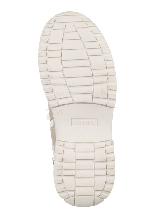 Stiefel & Stiefeletten - Caprice Stiefel mit schimmerndem Textilmaterial, in Größe 3 1/2 bis 8, in Farbe PERLWEISS-TAUPE Ansicht 3