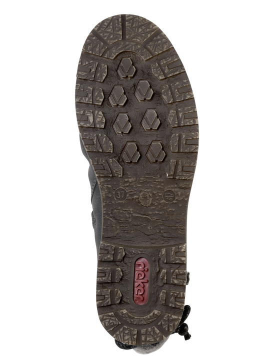 Stiefel & Stiefeletten - Rieker Stiefel aus Nubukmaterial Ansicht 3 Stiefel & Stiefeletten - Rieker Stiefel aus Nubukmaterial, in Größe 036 bis 042, in Farbe ANTHRAZIT-SCHWARZ Ansicht 3