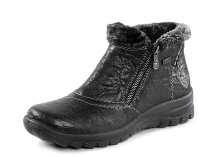 Rieker, gefütterte Damen-Boots, Winterschuhe, mit Reißverschluss