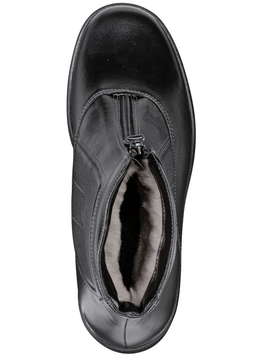 Stiefel & Stiefeletten - ELENA EDEN, gefütterte Damen-Stiefeletten, Winterschuhe, Weite H, mit Lammfell, in Größe 036 bis 041, in Farbe SCHWARZ Ansicht 3