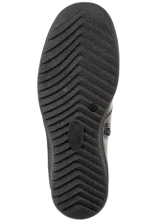 Stiefel & Stiefeletten - ELENA EDEN, gefütterte Damen-Stiefeletten, Winterschuhe, Weite H, mit Lammfell, in Größe 036 bis 041, in Farbe SCHWARZ Ansicht 3