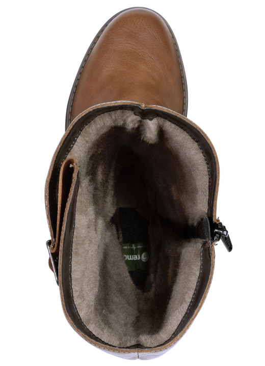 Stiefel & Stiefeletten - Remonte, gefütterte Damen-Stiefel, Winterschuhe, Weite G, mit Lammfell, in Größe 036 bis 042, in Farbe COGNAC Ansicht 2