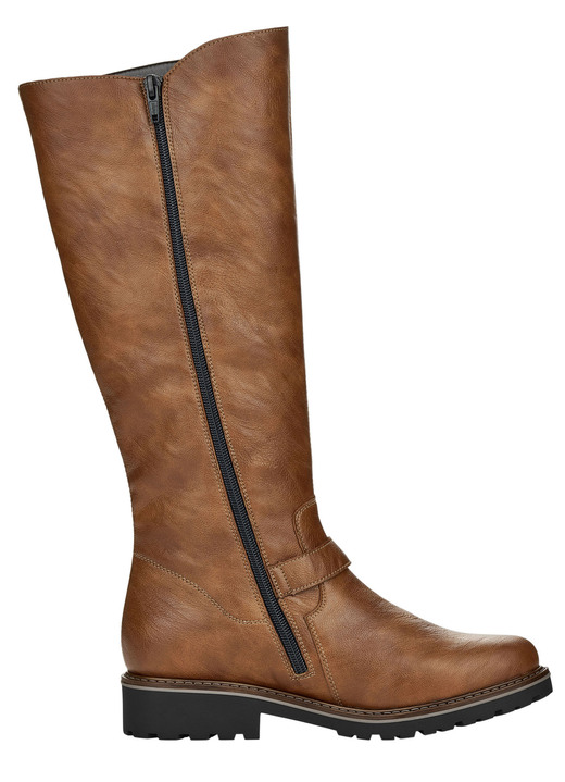 Stiefel & Stiefeletten - Remonte, gefütterte Damen-Stiefel, Winterschuhe, Weite G, mit Lammfell, in Größe 036 bis 042, in Farbe COGNAC Ansicht 4