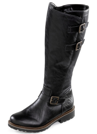Remonte Stiefel mit Narben-Struktur