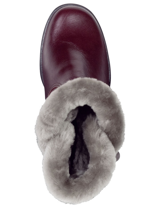 Stiefel & Stiefeletten - ELENA EDEN, gefütterte Damen-Stiefeletten, Winterschuhe, Weite H, mit Lammfell  Ansicht 7 Stiefel & Stiefeletten - ELENA EDEN, gefütterte Damen-Stiefeletten, Winterschuhe, Weite H, mit Lammfell , in Größe 036 bis 041, in Farbe BEIGE Ansicht 7