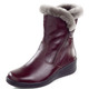 Stiefel & Stiefeletten - ELENA EDEN, gefütterte Damen-Stiefeletten, Winterschuhe, Weite H, mit Lammfell  – Farbe BORDEAUX – Ansicht 1 Stiefel & Stiefeletten - ELENA EDEN, gefütterte Damen-Stiefeletten, Winterschuhe, Weite H, mit Lammfell , in Größe 036 bis 041, in Farbe BEIGE – Farbe BORDEAUX – Ansicht 1