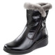 Stiefel & Stiefeletten - ELENA EDEN, gefütterte Damen-Stiefeletten, Winterschuhe, Weite H, mit Lammfell  – Farbe SCHWARZ – Ansicht 1 Stiefel & Stiefeletten - ELENA EDEN, gefütterte Damen-Stiefeletten, Winterschuhe, Weite H, mit Lammfell , in Größe 036 bis 041, in Farbe BEIGE – Farbe SCHWARZ – Ansicht 1