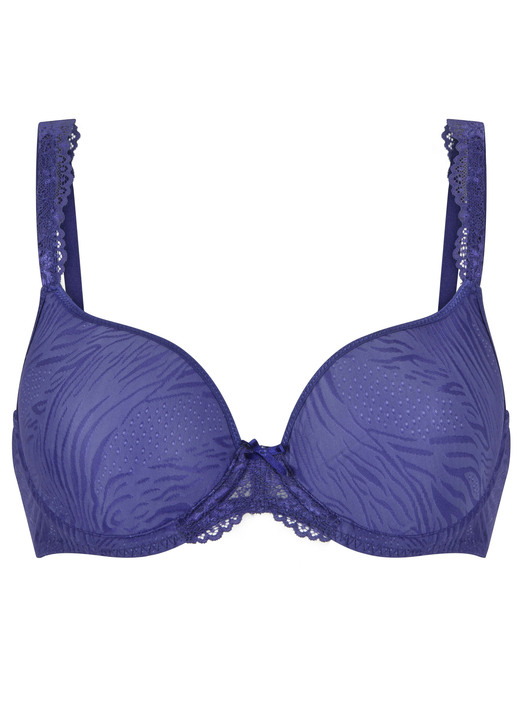 LingaDore - LingaDore Bügel-BH mit vorgefomrten Cups, in Größe 075 bis 090, in Cup A, in Farbe SAPHIR Ansicht 3