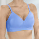 Soft-BH - Naturana BH mit gepolsterten Cups – Farbe AZURBLAU Soft-BH - Naturana BH mit gepolsterten Cups, in Größe 075 bis 100, in Cup A, in Farbe AZURBLAU