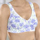 - BH mit Floraldessin, in Größe 080 bis 110, in Cup B, in Farbe WEISS-BLAU-GRÜN – Farbe WEISS-BLAU-GRÜN – Ansicht 1