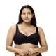 Bügel-BH - Triumph Amourette Bügel-BH mit Elastikspitze – Farbe SCHWARZ – Ansicht 1 Bügel-BH - Triumph Amourette Bügel-BH mit Elastikspitze, in Größe 075 bis 095, in Cup C, in Farbe WEISS – Farbe SCHWARZ – Ansicht 1