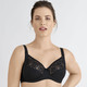 Bügel-BH - Felina Bügel-BH mit elastischer Stickereispitze – Farbe SCHWARZ – Ansicht 1 Bügel-BH - Felina Bügel-BH mit elastischer Stickereispitze, in Größe 075 bis 105, in Cup C, in Farbe SCHWARZ – Farbe SCHWARZ – Ansicht 1
