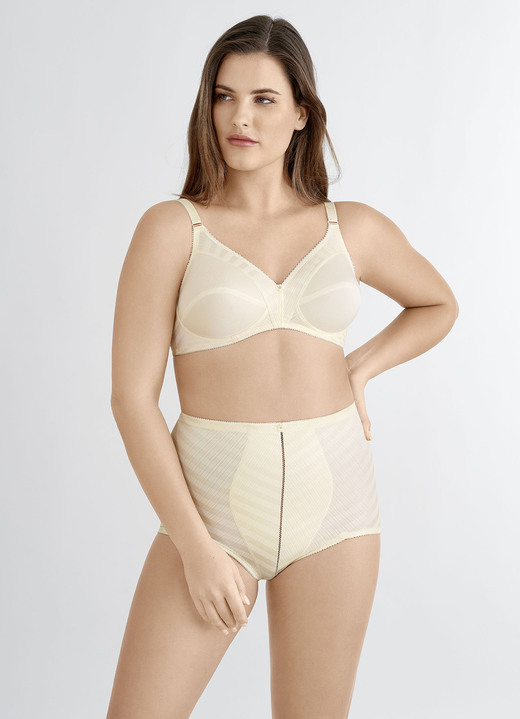 Soft-BH - Felina BH mit Strukturmuster, in Größe 075 bis 115, in Cup E, in Farbe WEISS Ansicht 12