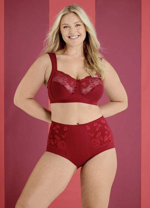 Soft-BH - Miss Mary BH mit elastischen Spitzeneinsätzen Ansicht 18 Soft-BH - Miss Mary BH mit elastischen Spitzeneinsätzen, in Größe 080 bis 120, in Cup H, in Farbe MARINE Ansicht 18