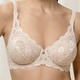 Damenmode - Triumph Amourette Bügel-BH mit Elastikspitze – Farbe PUDER – Ansicht 4 Damenmode - Triumph Amourette Bügel-BH mit Elastikspitze, in Größe 075 bis 100, in Cup C, in Farbe WEISS – Farbe PUDER – Ansicht 4