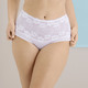Slips - Miss Mary Miederslip mit unterlegter Elastikspitze im Vorderteil – Farbe WEISS – Ansicht 1 Slips - Miss Mary Miederslip mit unterlegter Elastikspitze im Vorderteil, in Größe 038 bis 056, in Farbe ROT – Farbe WEISS – Ansicht 1