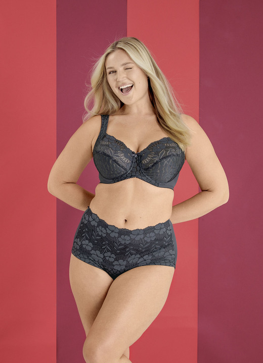 Bügel-BH - Miss Mary Bügel-BH mit strukturiertem Vorderteil, in Größe 075 bis 110, in Cup D, in Farbe FLIEDER Ansicht 14