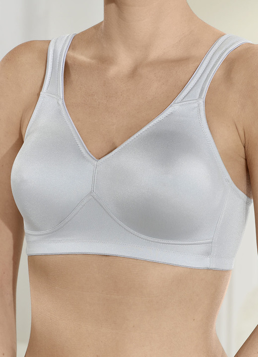 Soft-BH - Speidel Zweierpack BH mit doppelt vorgeformten Cups Ansicht 6 Soft-BH - Speidel Zweierpack BH mit doppelt vorgeformten Cups, in Größe 080 bis 105, in Cup B, in Farbe 1X MARINE, 1X WEISS Ansicht 6
