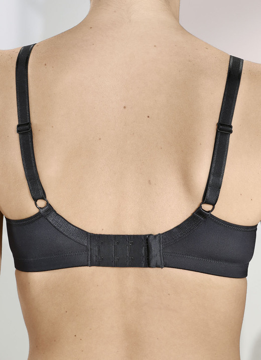 Tagwäsche - Zweierpack Playtex-BH mit weichem Unterbrustband, in Größe 075 bis 095, in Cup E, in Farbe 1X SCHWARZ, 1X WEISS Ansicht 2