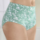 Slips - Viererpack Slips mit hübschem Druckdessin – Farbe GRÜN-WEISS – Ansicht 1 Slips - Viererpack Slips mit hübschem Druckdessin, in Größe 038 bis 052, in Farbe GRÜN-WEISS – Farbe GRÜN-WEISS – Ansicht 1