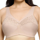 Soft-BH - Glamorise Stütz-BH mit Stickereispitze – Farbe BEIGE – Ansicht 1 Soft-BH - Glamorise Stütz-BH mit Stickereispitze, in Größe 080 bis 130, in Cup B, in Farbe WEISS – Farbe BEIGE – Ansicht 1