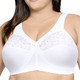 Soft-BH - Glamorise Stütz-BH mit Stickereispitze – Farbe WEISS – Ansicht 1 Soft-BH - Glamorise Stütz-BH mit Stickereispitze, in Größe 080 bis 130, in Cup B, in Farbe WEISS – Farbe WEISS – Ansicht 1
