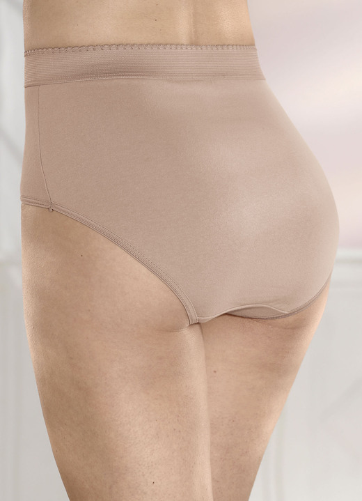 Slips - Fünferpack Formslips mit verstärkter Bauchpartie, in Größe 038 bis 056, in Farbe CAPPUCCINO Ansicht 2
