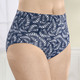 - Viererpack Slips mit Druckdessin, in Größe 038 bis 056, in Farbe MARINE-WEISS – Farbe MARINE-WEISS – Ansicht 1