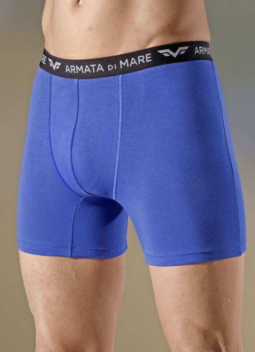 Pants & Boxershorts - Viererpack Pants mit Elastikbund, in Größe 005 bis 011, in Farbe 2X ROYALBLAU, 2X NAVY