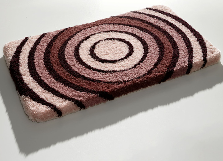 Badgarnituren - Badgarnitur von Kleine Wolke mit rutschhemmender Rückseite, in Größe 100 (Vorleger halbrund, 50/ 80 cm) bis 112( WC-Deckelbezug, 47/ 50 cm), in Farbe BEIGE Ansicht 2