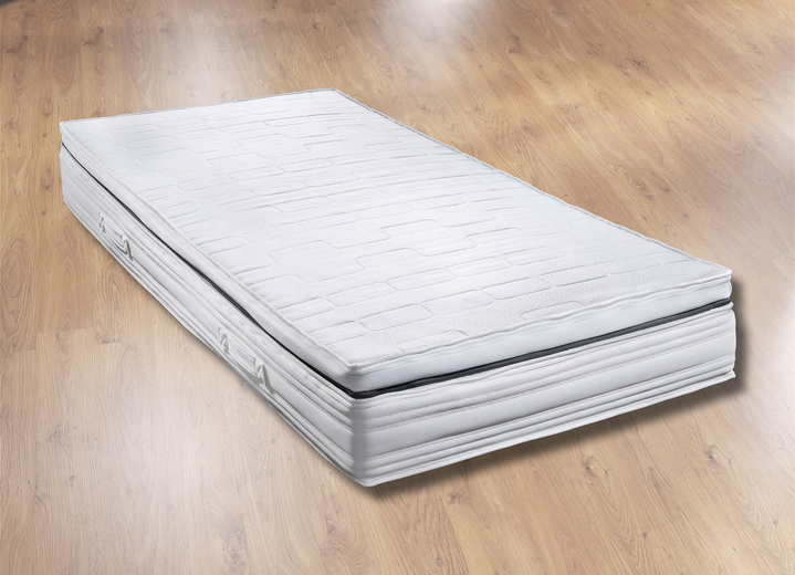 Matratzen & Topper - 7-Zonen-Tonnentaschenfederkern-Matratzenserie von f.a.n. Ansicht 3 Matratzen & Topper - 7-Zonen-Tonnentaschenfederkern-Matratzenserie von f.a.n., in Größe 130 (80/200 cm) bis 135 (140/200 cm), in Farbe , in Ausführung Luxus Ansicht 3