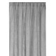 Klassisch - Halbtransparente Übergardine in Leinenoptik, in Größe 160 (H160xB140 cm) bis 456 (H245xB140 cm), in Farbe GRAU, in Ausführung Mit Multifunktionsband – Farbe GRAU – Ansicht 1