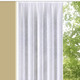 Klassisch - Flammgarn-Store mit Automatikfaltenband – Farbe WEISS – Ansicht 1 Klassisch - Flammgarn-Store mit Automatikfaltenband, in Größe 140 (H120xB300 cm) bis 298 (H245xB600 cm), in Farbe CREME – Farbe WEISS – Ansicht 1