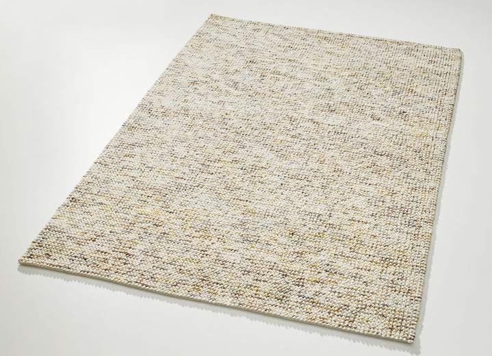 Modern - Brücken und Teppich aus Jute und Wolle, in Größe 109 (Brücke, 50x 80 cm) bis 168 (Teppich, 170x240 cm), in Farbe BEIGE Ansicht 1