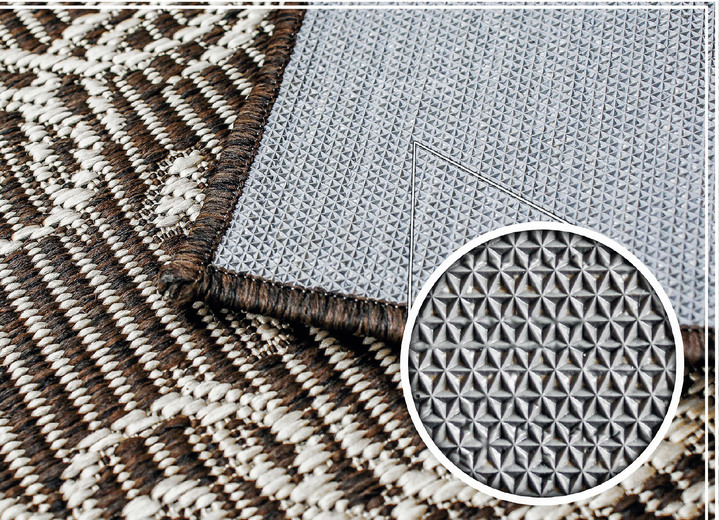 Modern - Pflegeleichte Teppiche für den Innen- und Außenbereich, in Größe 111 (Brücke, 60x110 cm) bis 282 (Teppich, 200x290 cm), in Farbe BEIGE Ansicht 2