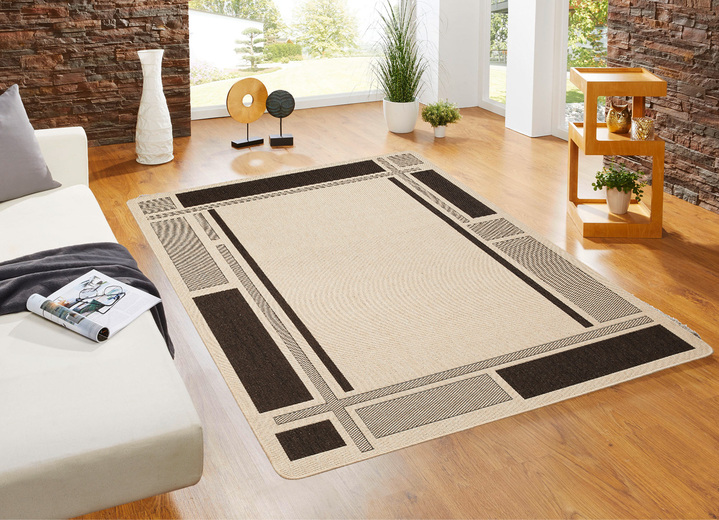 Modern - Brücken und Teppiche für den Innen- und Außenbereich, in Größe 111 (Brücke, 60x110 cm) bis 282 (Teppich, 200x290 cm), in Farbe BEIGE Ansicht 1